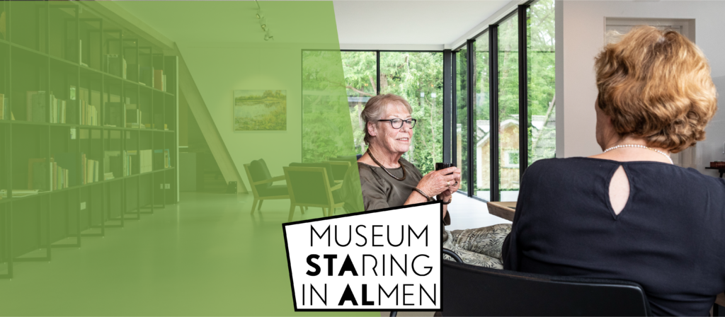 Museumstaal koffiehoek